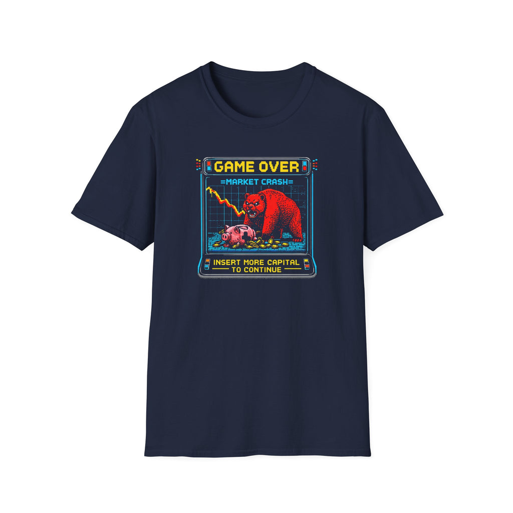 Game Over: Market Crash T-Shirt