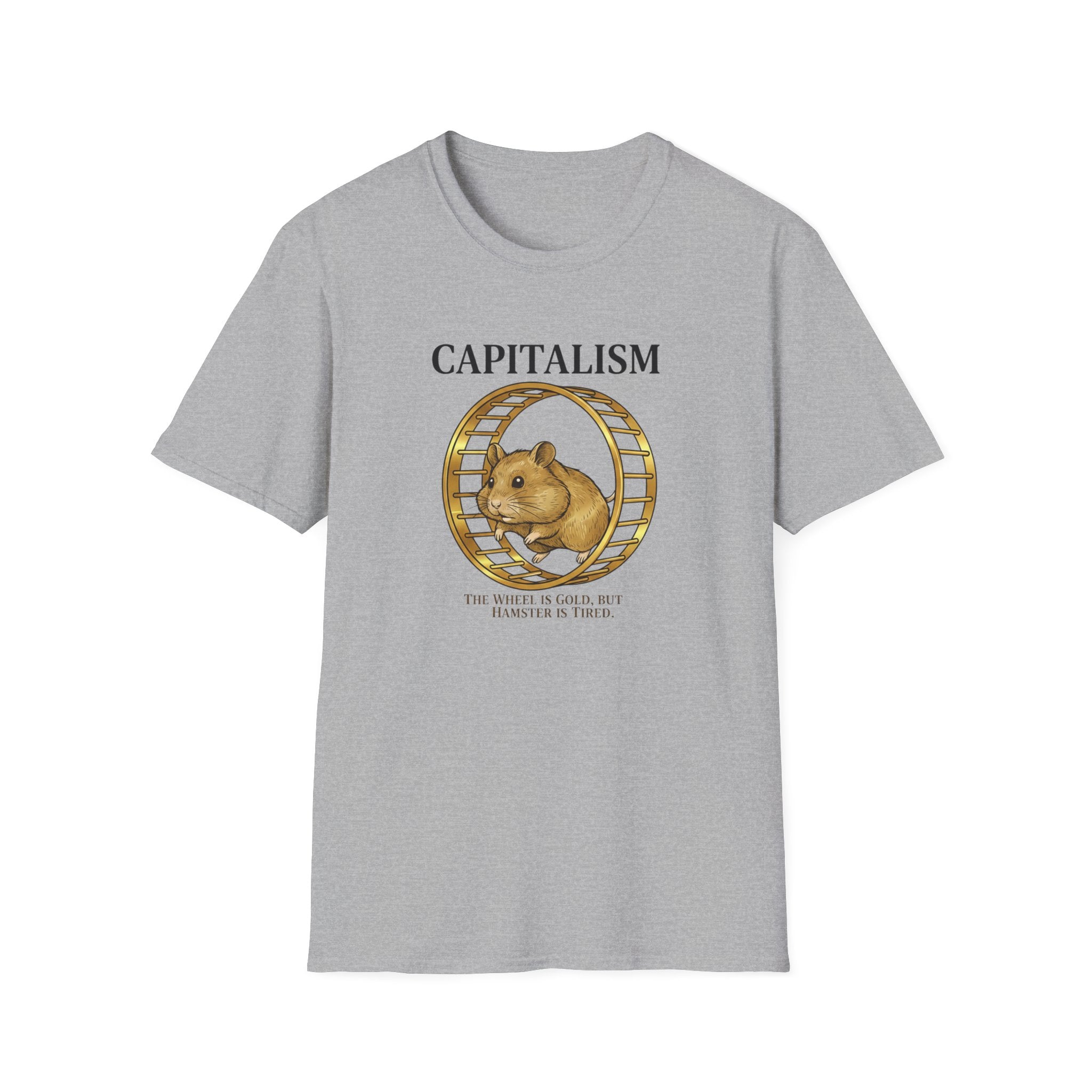 Capitalism Hamster Trail T-Shirt