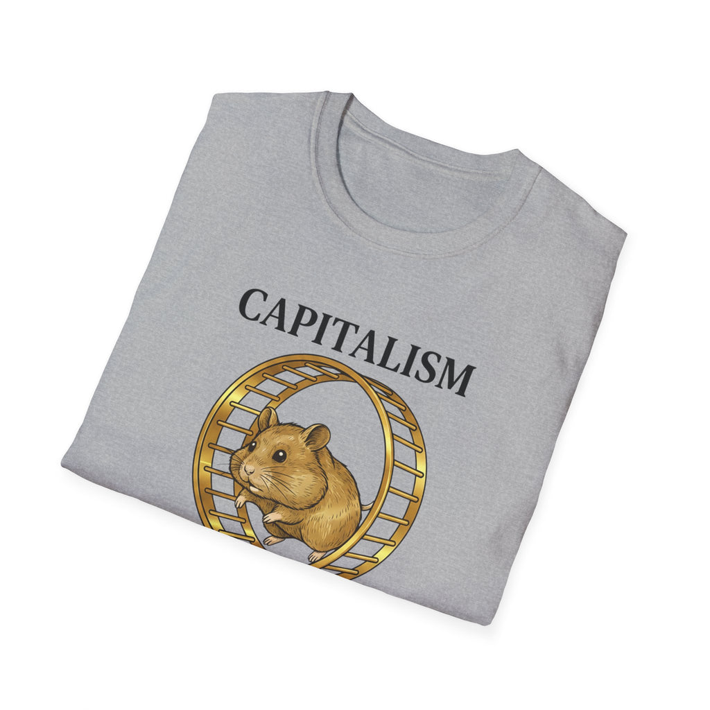 Capitalism Hamster Trail T-Shirt