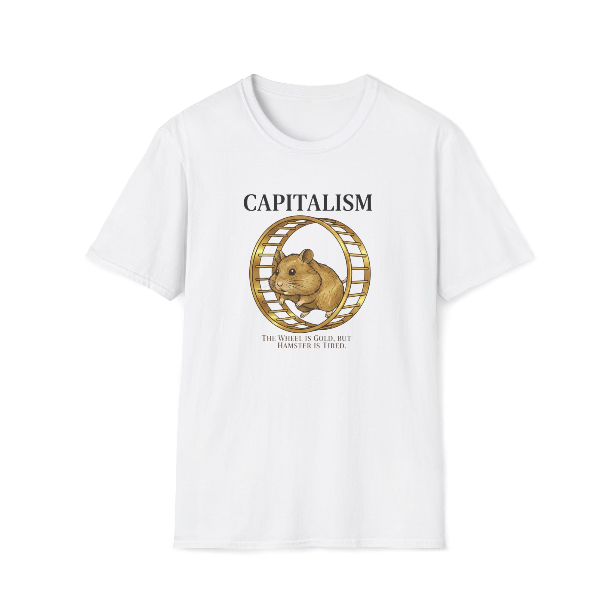 Capitalism Hamster Trail T-Shirt